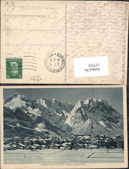 137535,Garmisch Partenkirchen Zugspitze
