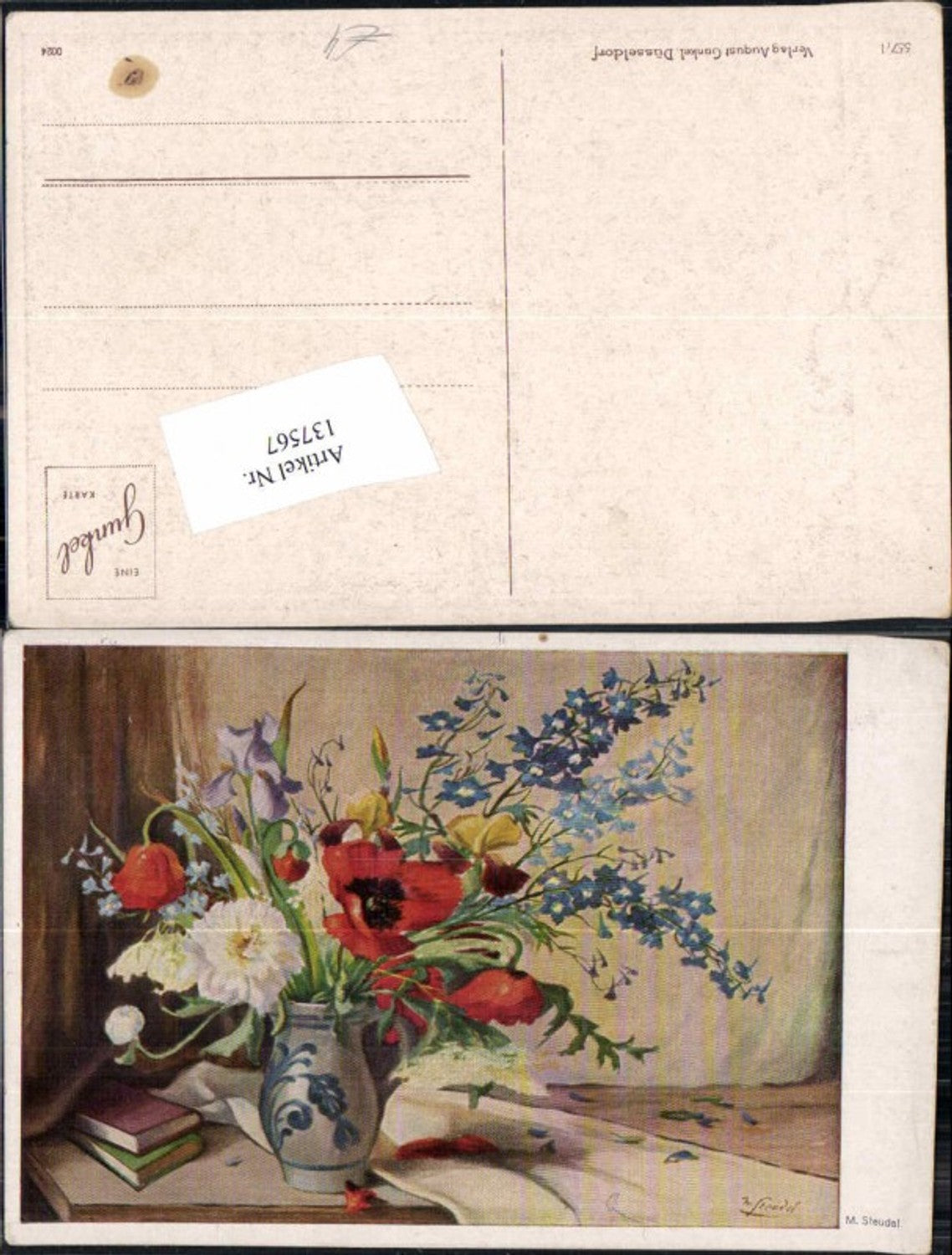 137567,M. Steudel Blumen Vase