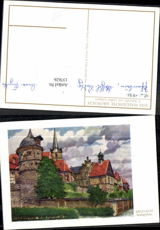 137626,Kronach Stadtgraben