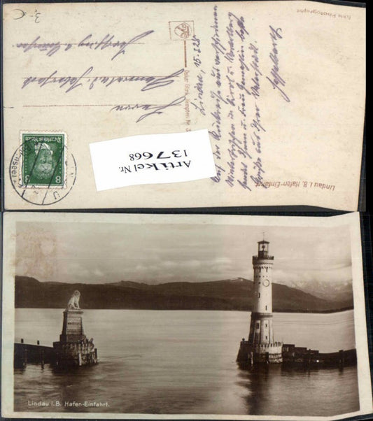 137668,Lindau am Bodensee Hafen Leuchtturm