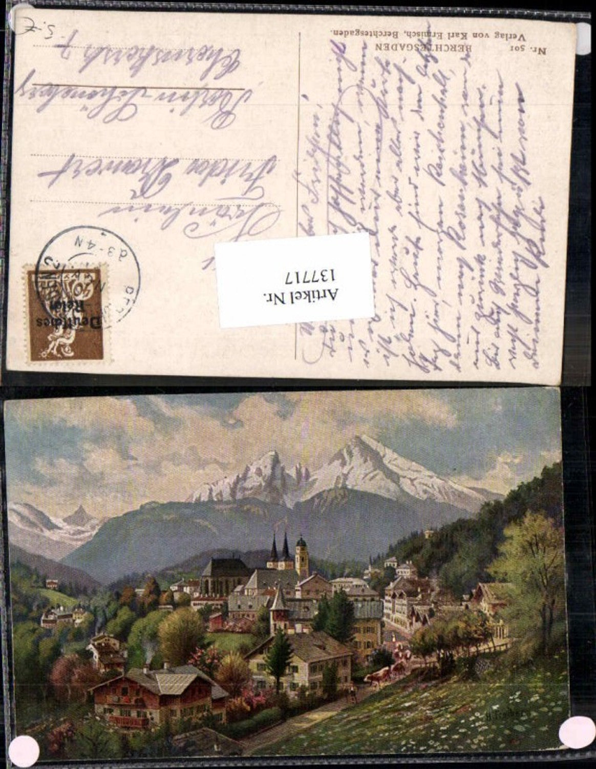 137717,Berchtesgaden H. Treiber signiert