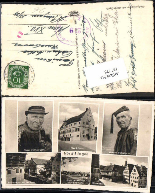 137775,Nördlingen Rathaus Marienhöhe