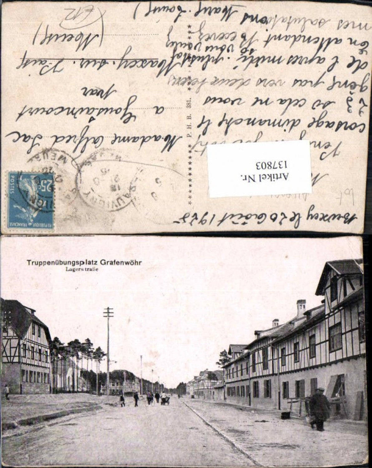 137803,Truppenübungsplatz Grafenwöhr Lagerstrasse 1928 Neustadt a.d. Waldnaab