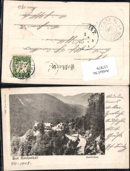 137879,Bad Reichenhall Mauthhäusl 1899