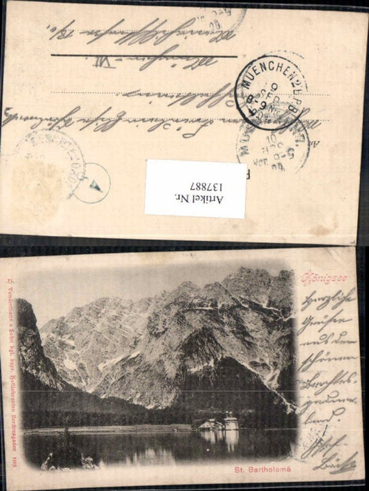 137887,St Bartholomä Königsee 1898