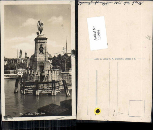 137998,Lindau am Bodensee Der Löwe