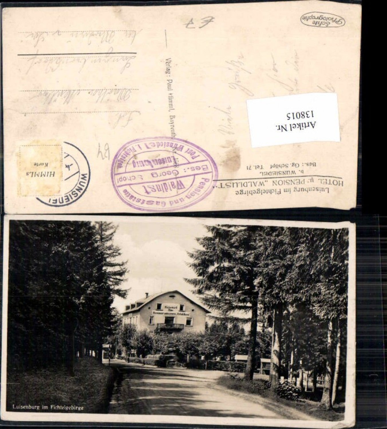 138015,Luisenburg im Fichtelgebirge Wunsiedel