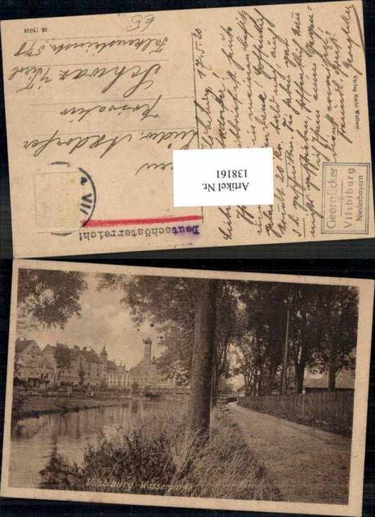 138161,Vilsiburg Wasserpartie 1920
