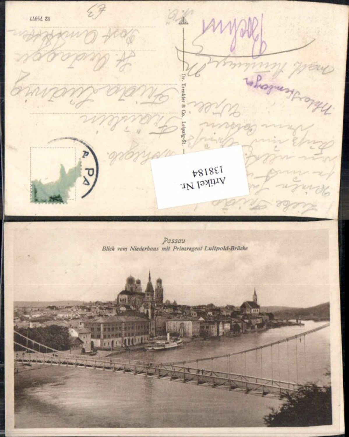 138184,Passau Niederhaus Oberhaus Brücke