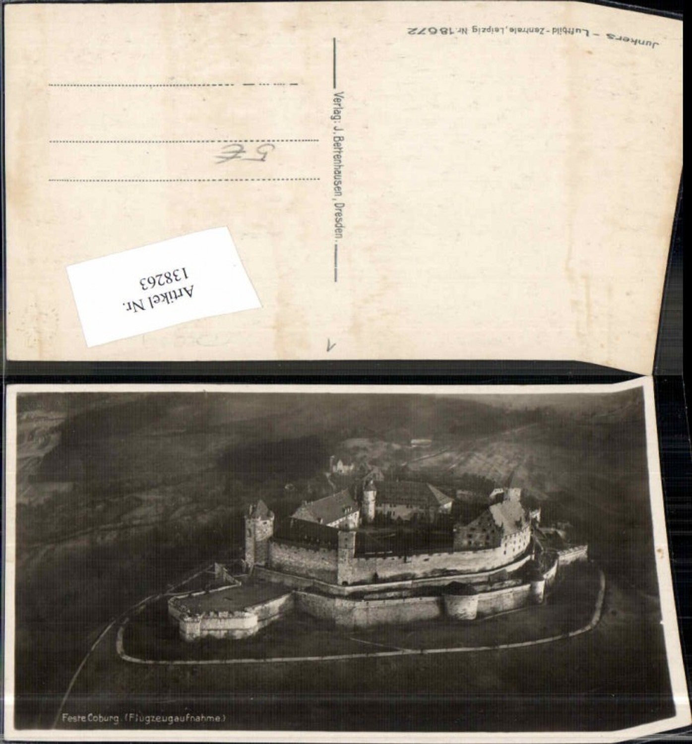 138263,Fliegeraufnahme Coburg um 1930 pub Junkers