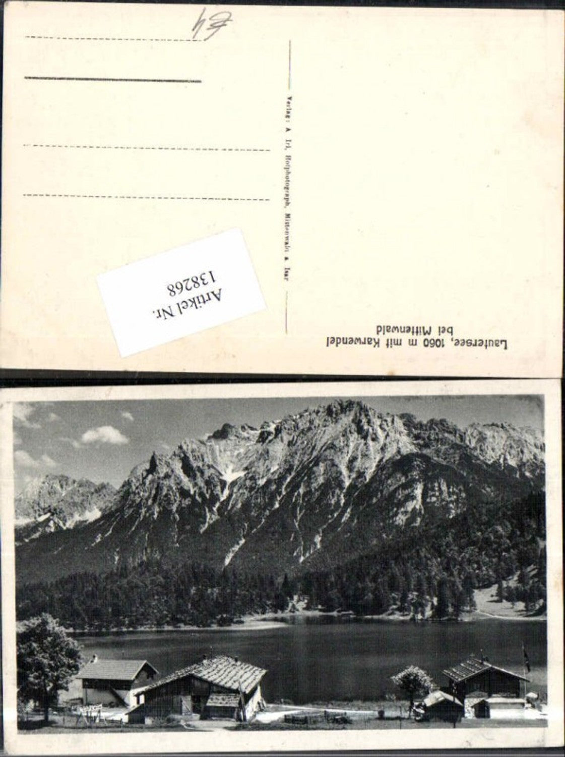 138268,Lautersee bei Mittenwald garmisch Partenkirchen