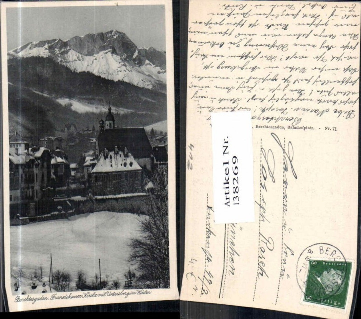 138269,Berchtesgaden Kirche im Winter