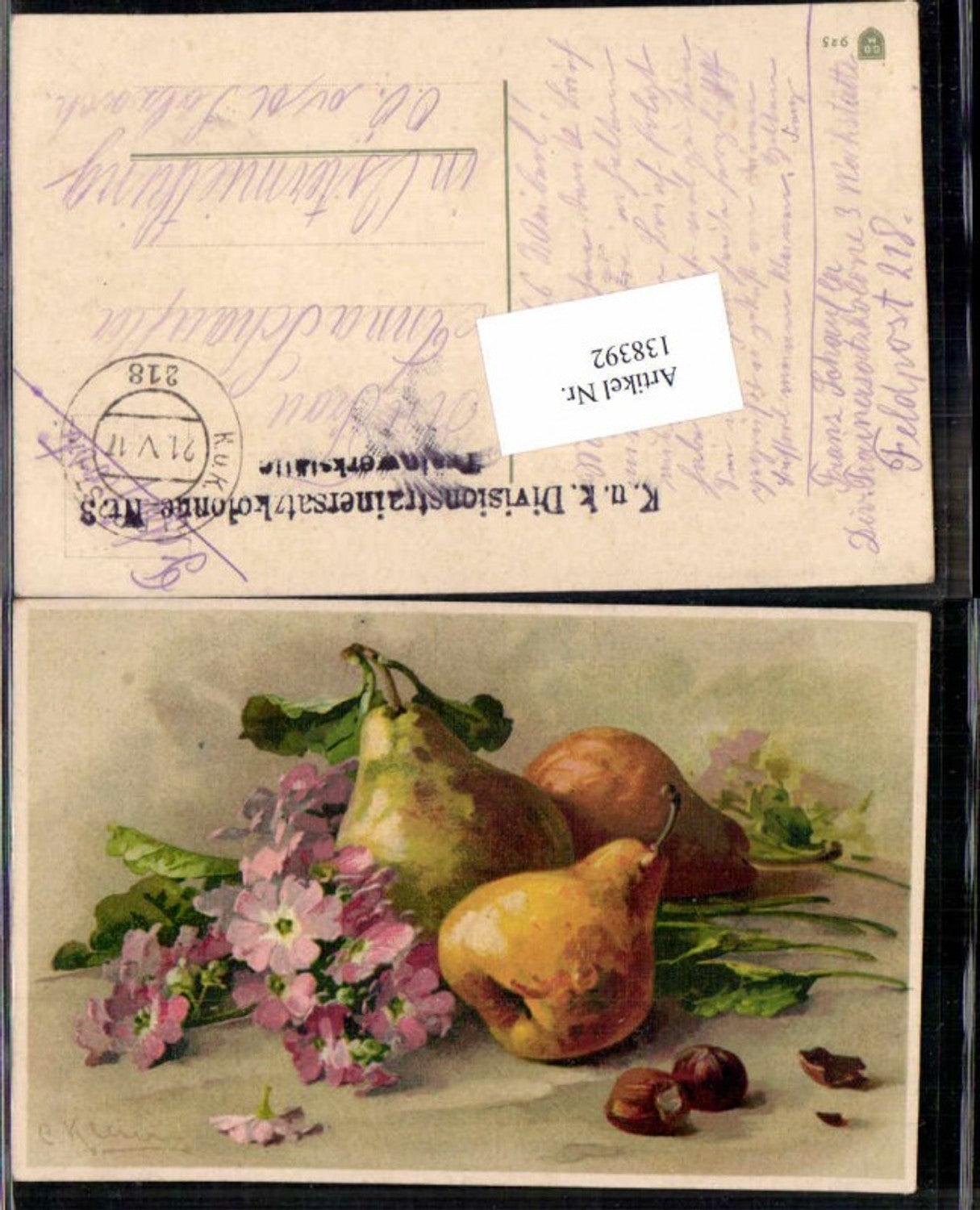 138392,Catharina Klein Stillleben Obst Früchte Nüsse Birne Birnen