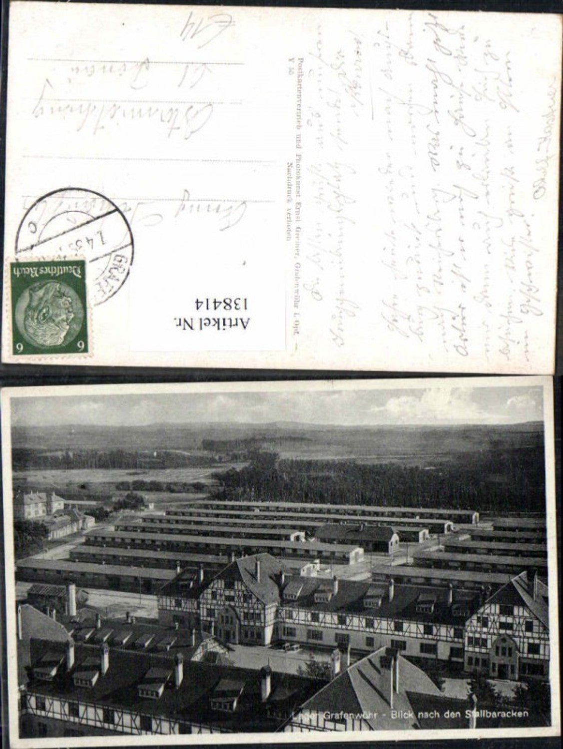 138414, Grafenwöhr Camp, stable barracks