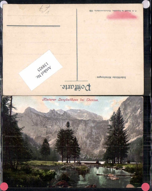138925,Hinterer Langbathsee bei Ebensee Brandt 139