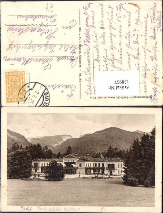 138937,Salzkammergut Bad Ischl m. Kaiserliche Villa Salzkammergut 062