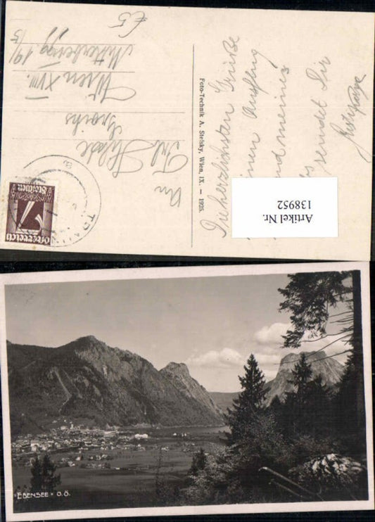 138952,Ebensee am Traunsee 1925
