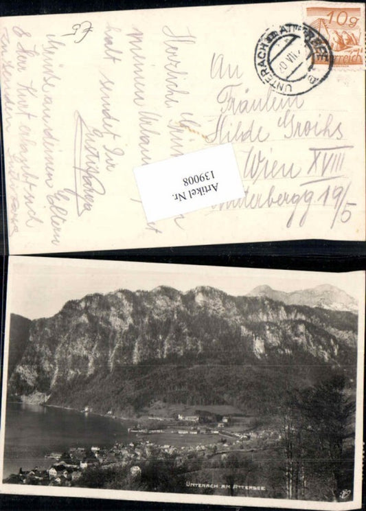 139008,Unterach am Attersee 1925