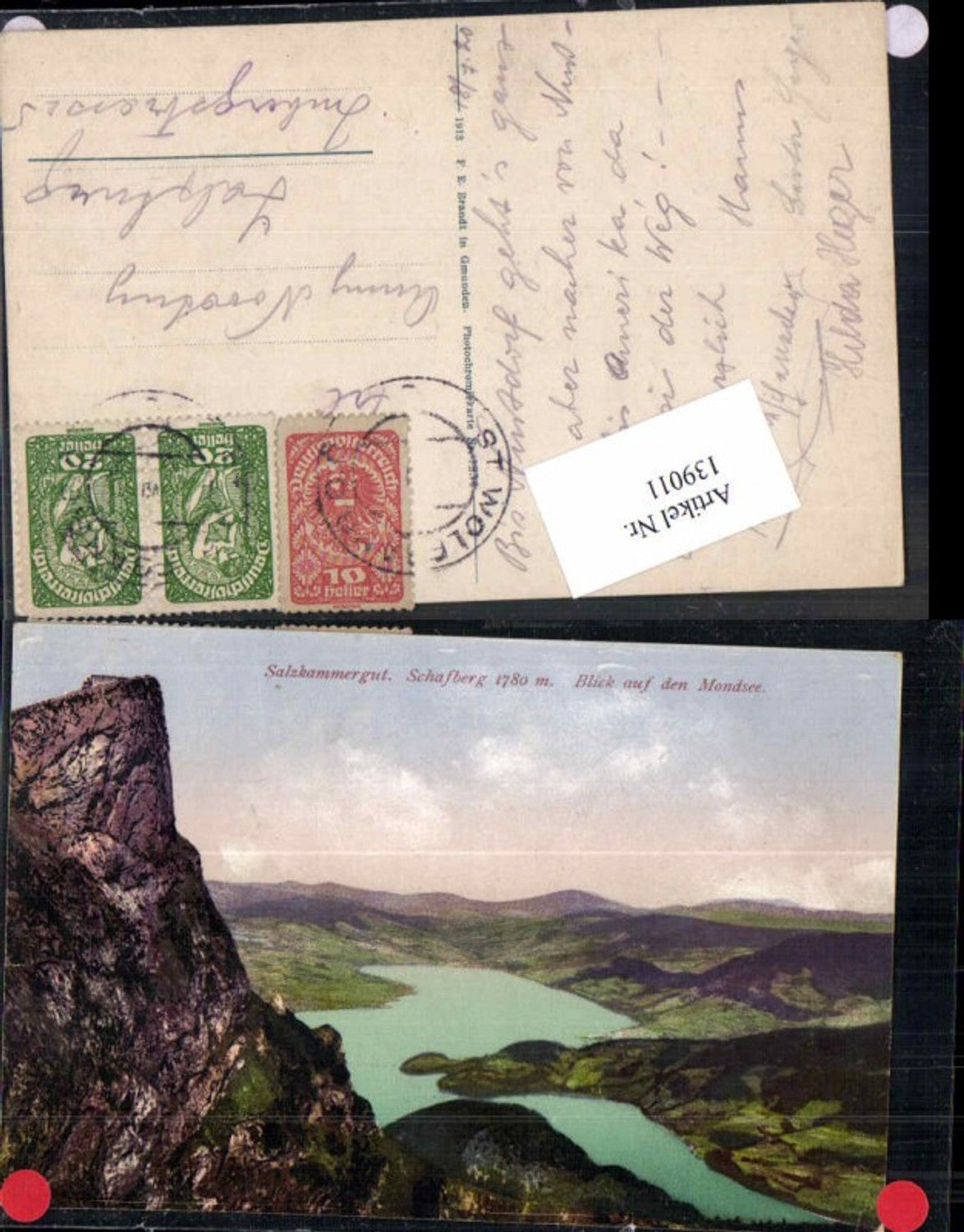139011,Salzkammergut Schafberg Mondsee pub Brandt 1254