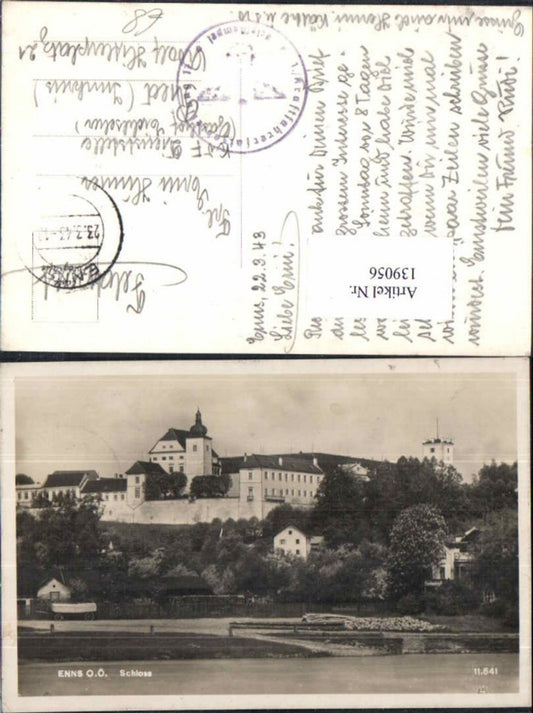 139056,Enns Partie zum Ufer 1943 Feldpost