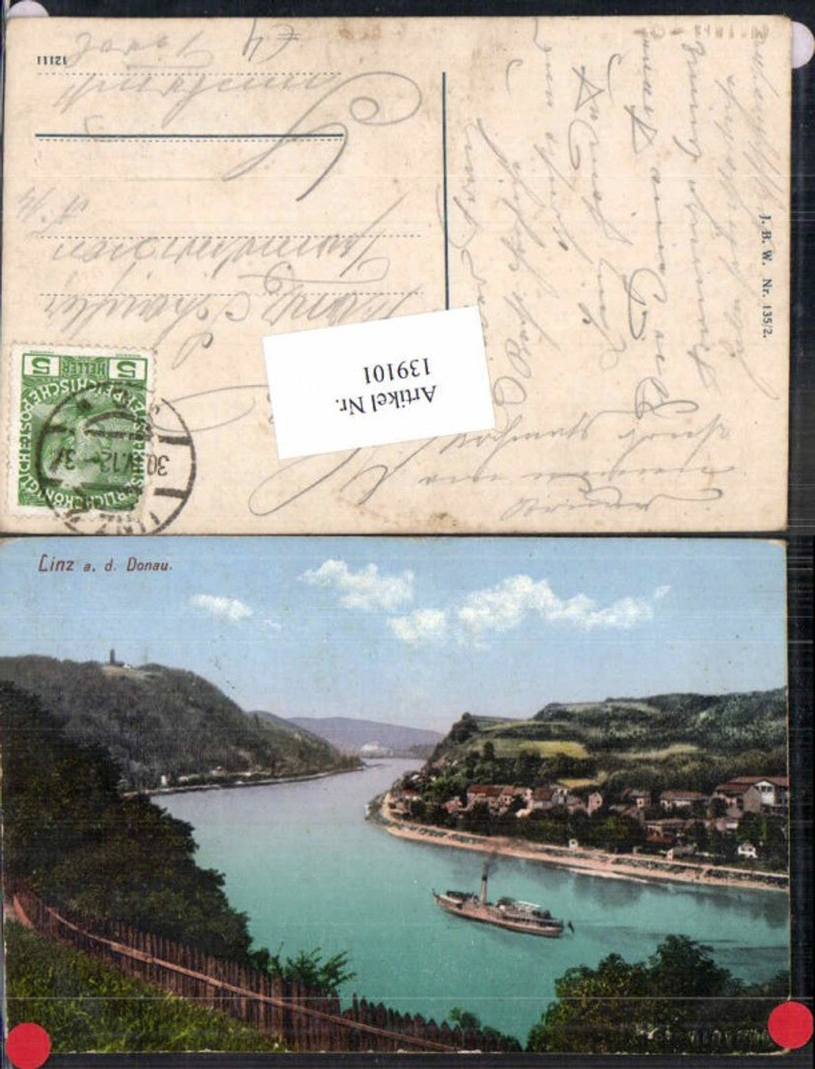 139101,Linz a.d. Donau m. Puchenau 1915