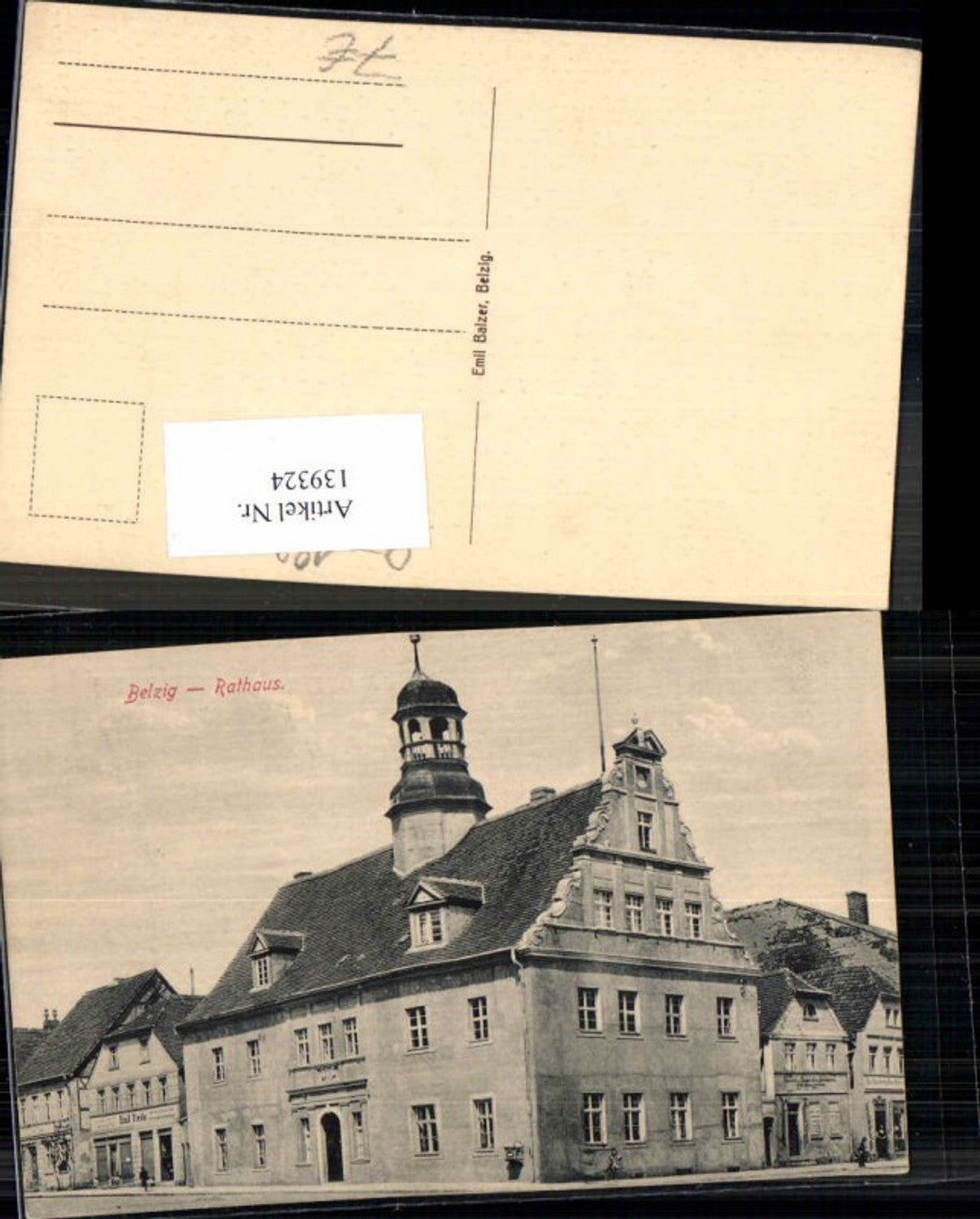 139324,Belzig Rathaus 1905