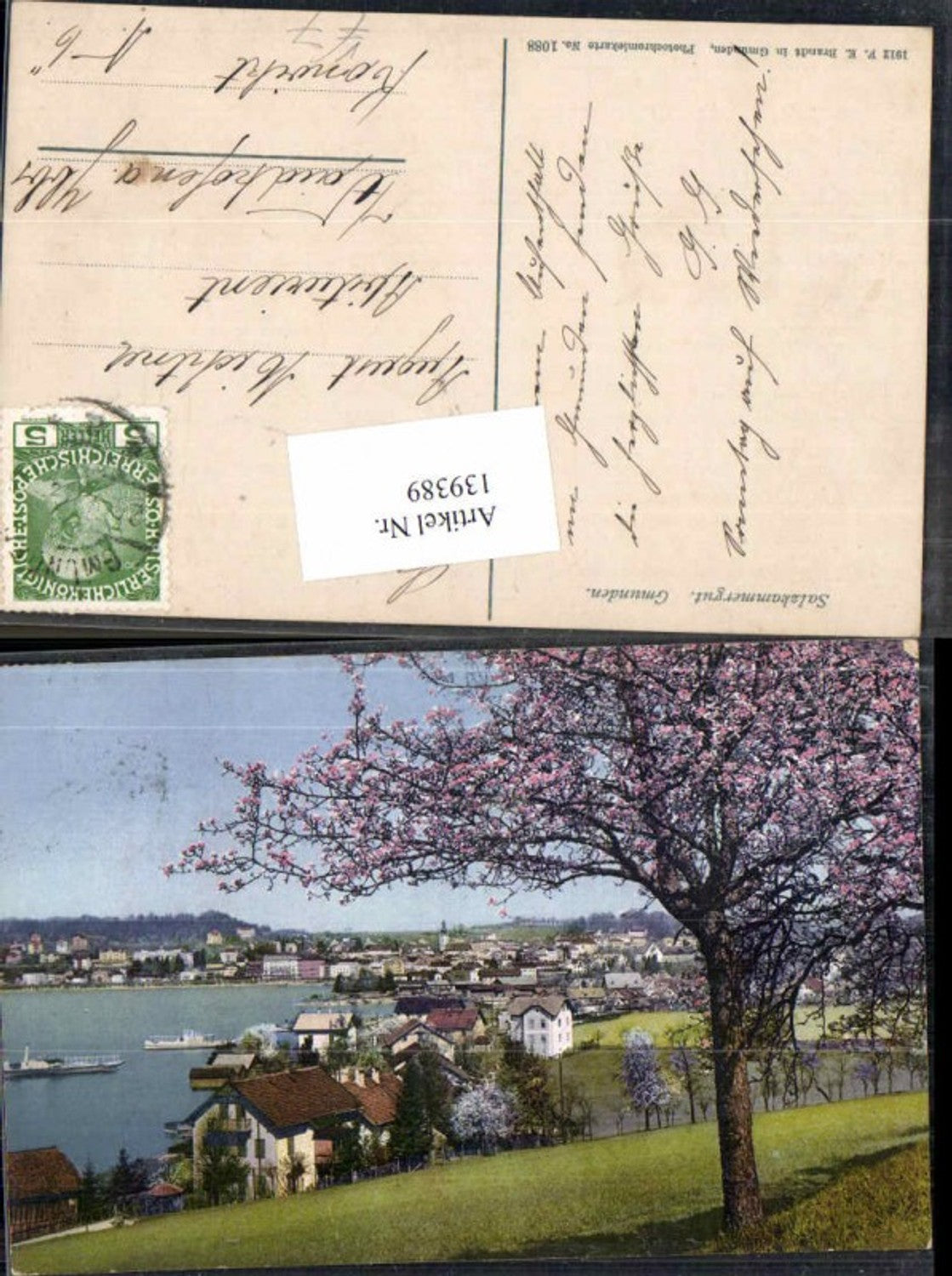 139389,Salzkammergut Gmunden am Traunsee pub Brandt 1088