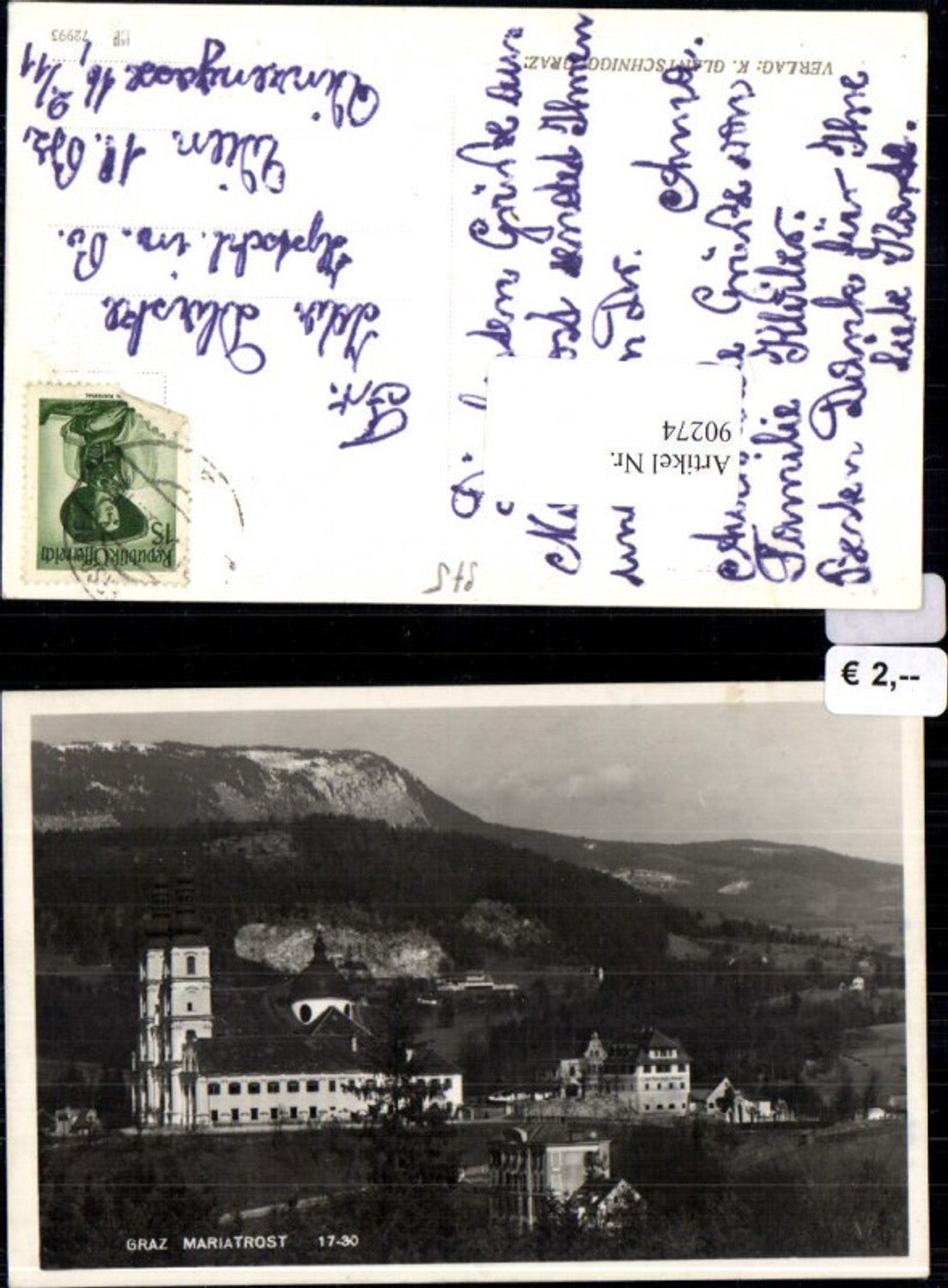 Alte Ansichtskarte – Old Postcard