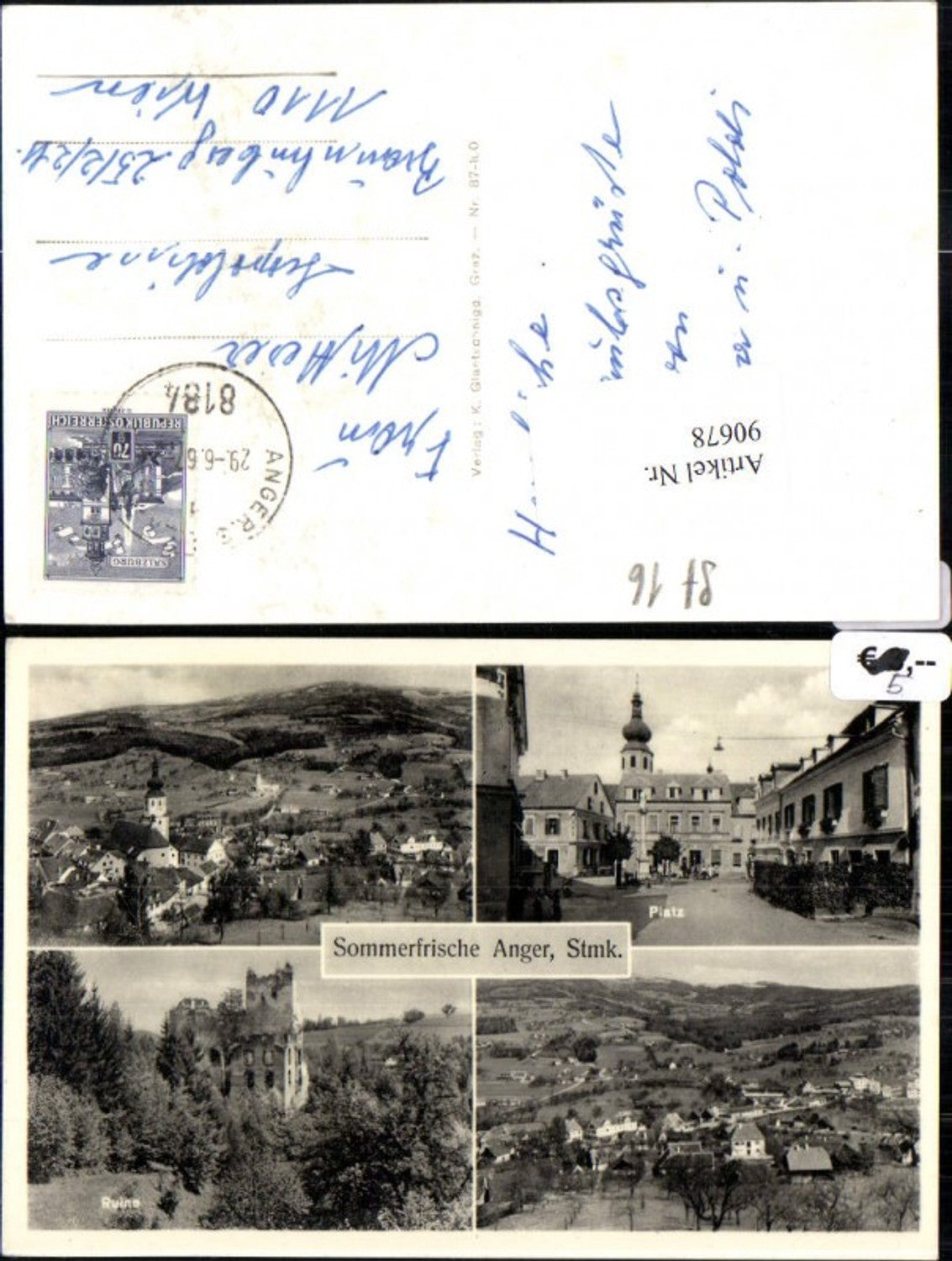 Alte Ansichtskarte – Old Postcard