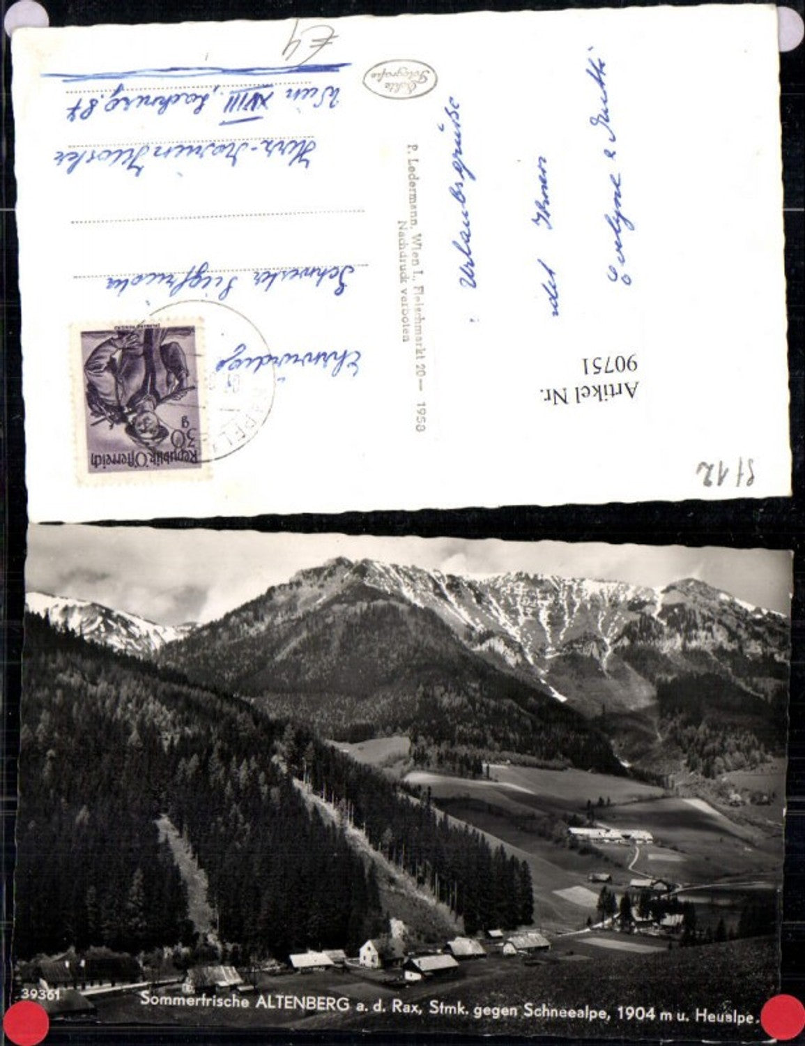 Alte Ansichtskarte – Old Postcard