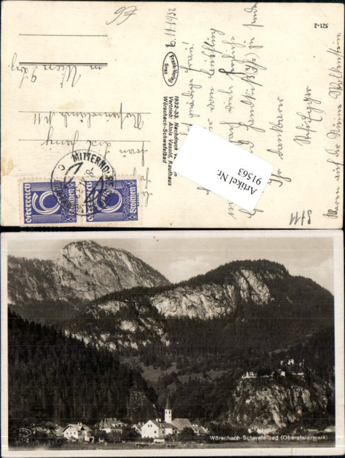 Alte Ansichtskarte – Old Postcard