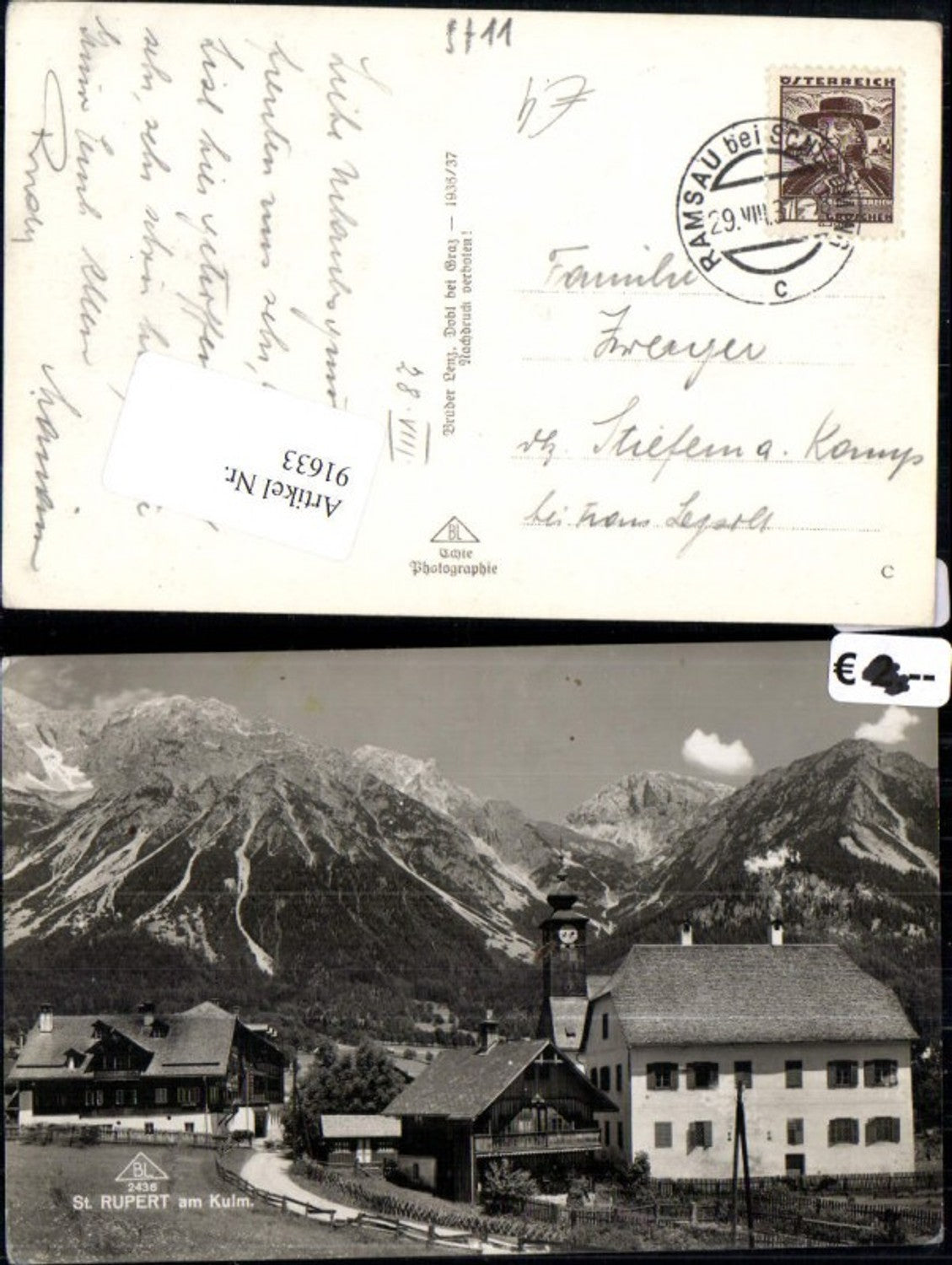 Alte Ansichtskarte – Old Postcard