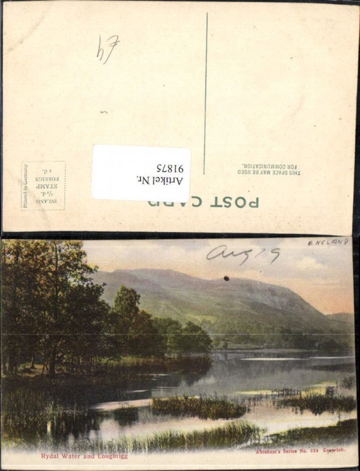 Alte Ansichtskarte – Old Postcard