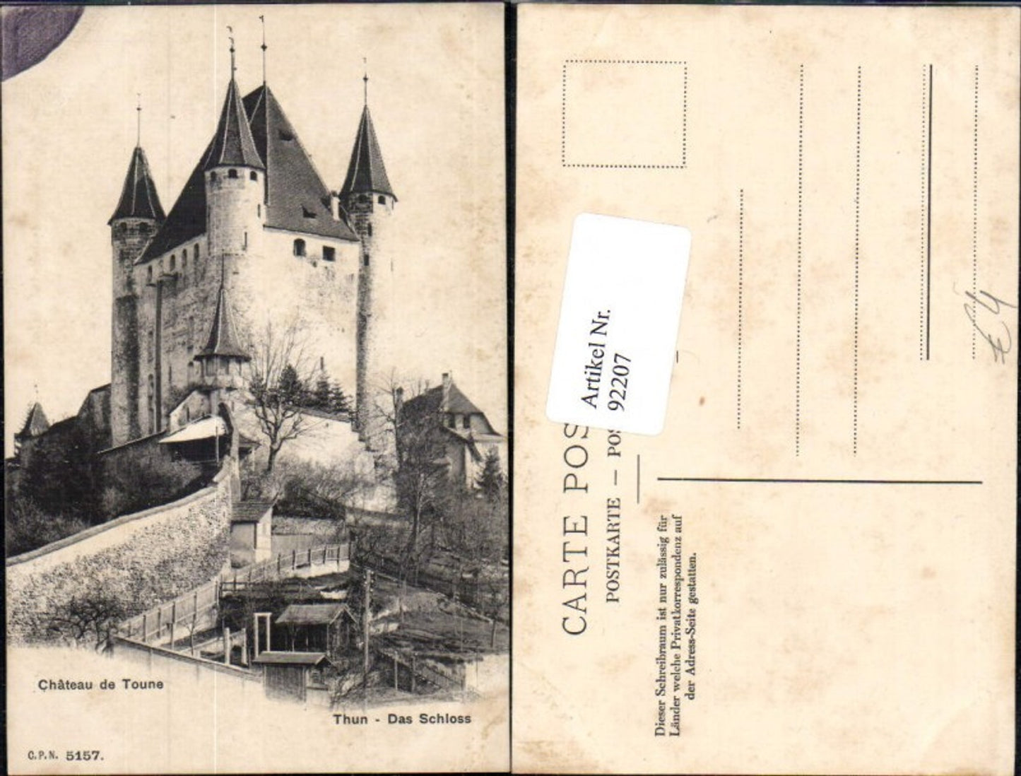 Alte Ansichtskarte – Old Postcard