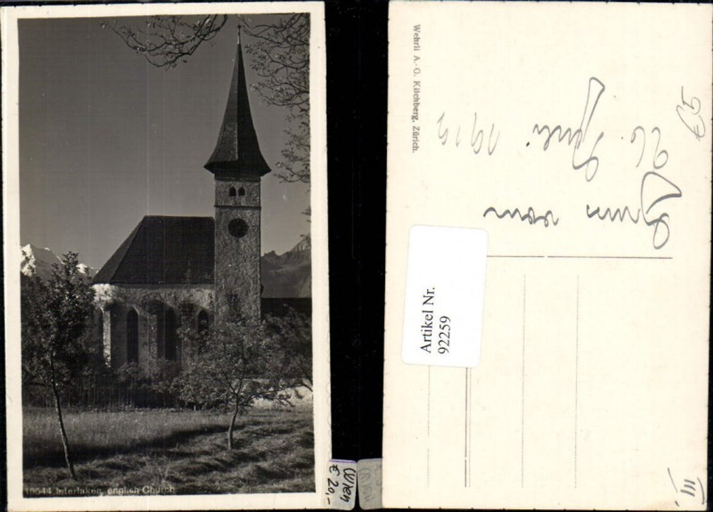 Alte Ansichtskarte – Old Postcard