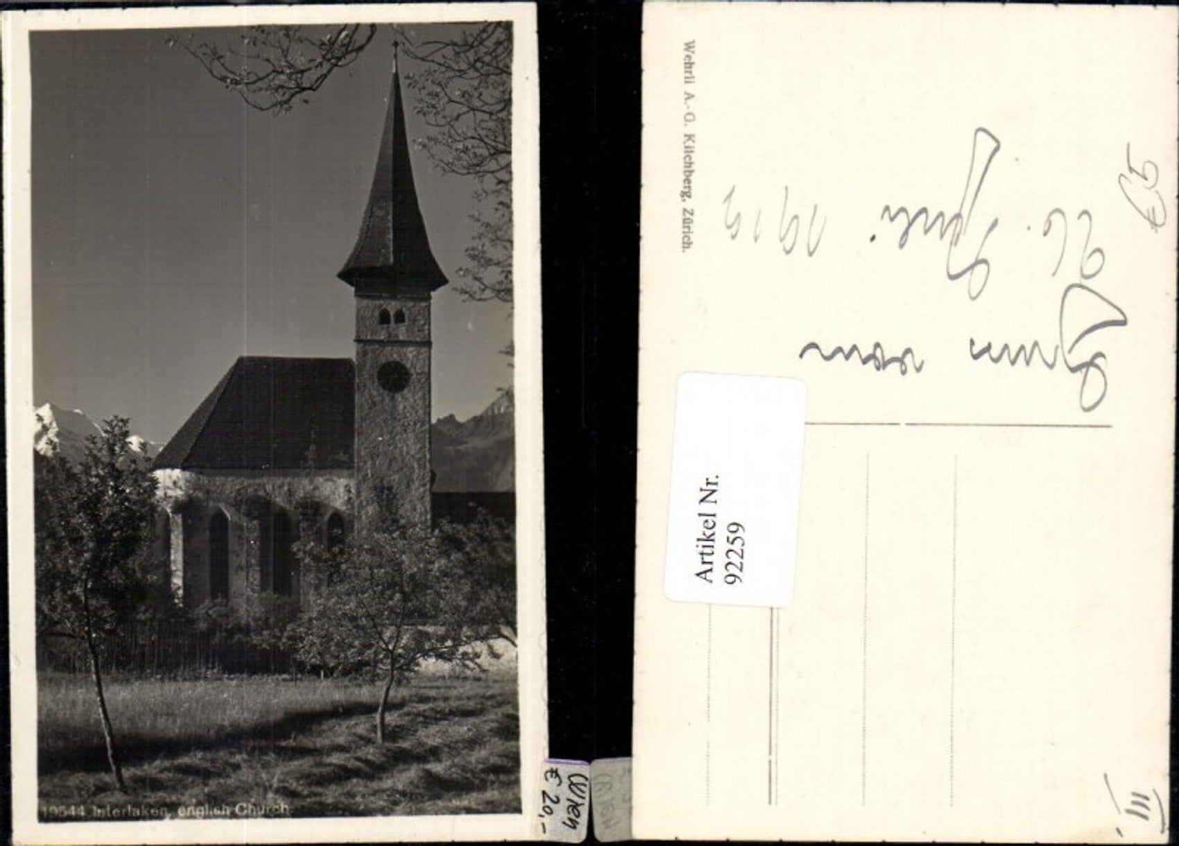 Alte Ansichtskarte – Old Postcard