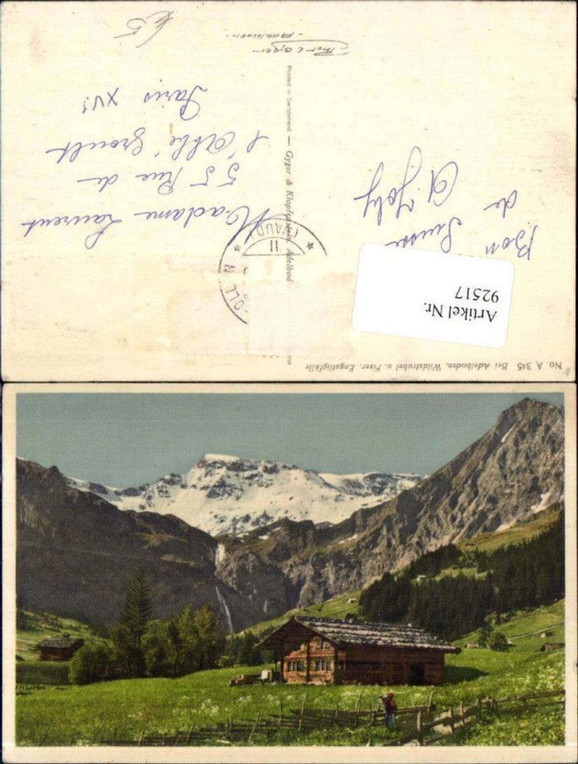 Alte Ansichtskarte – Old Postcard