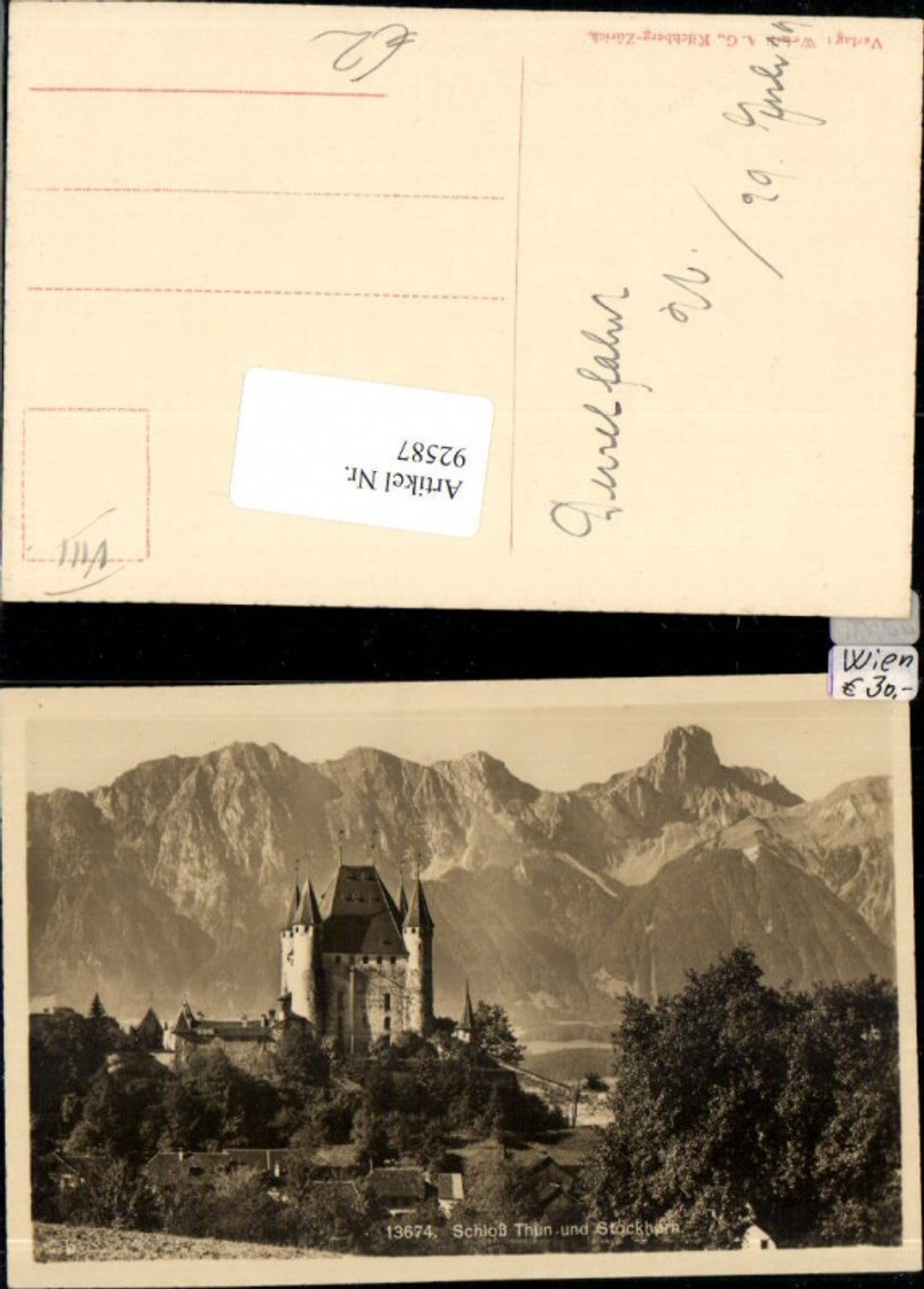 Alte Ansichtskarte – Old Postcard