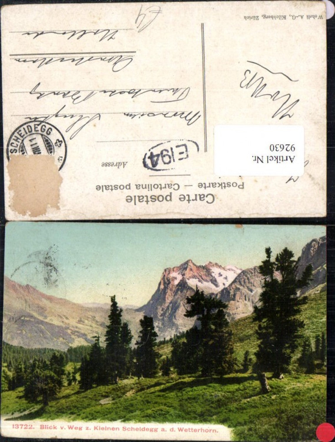 Alte Ansichtskarte – Old Postcard