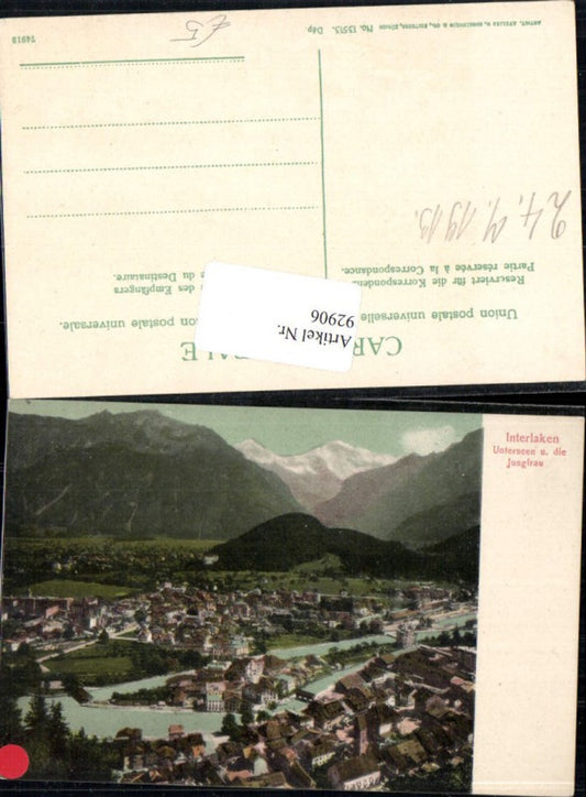 Alte Ansichtskarte – Old Postcard