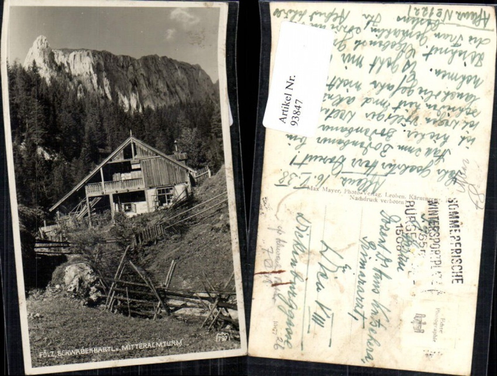Alte Ansichtskarte – Old Postcard