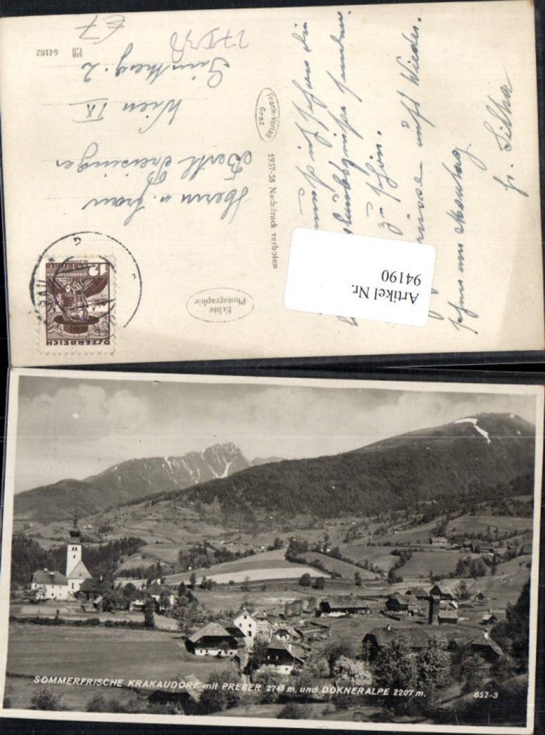 Alte Ansichtskarte – Old Postcard