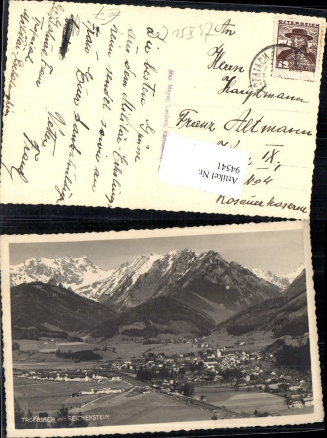 Alte Ansichtskarte – Old Postcard