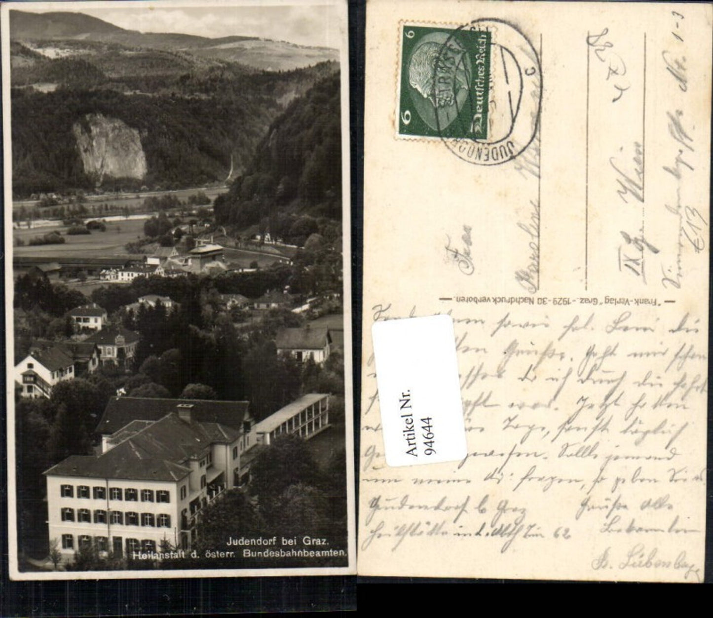 Alte Ansichtskarte – Old Postcard