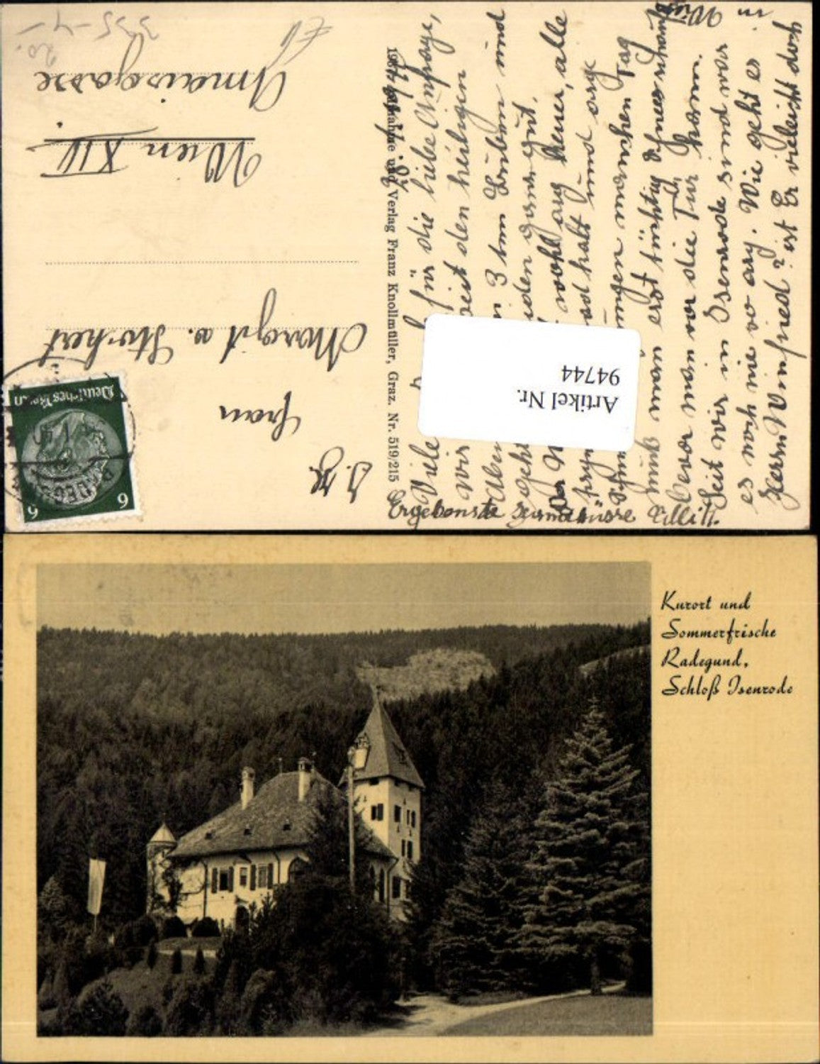 Alte Ansichtskarte – Old Postcard