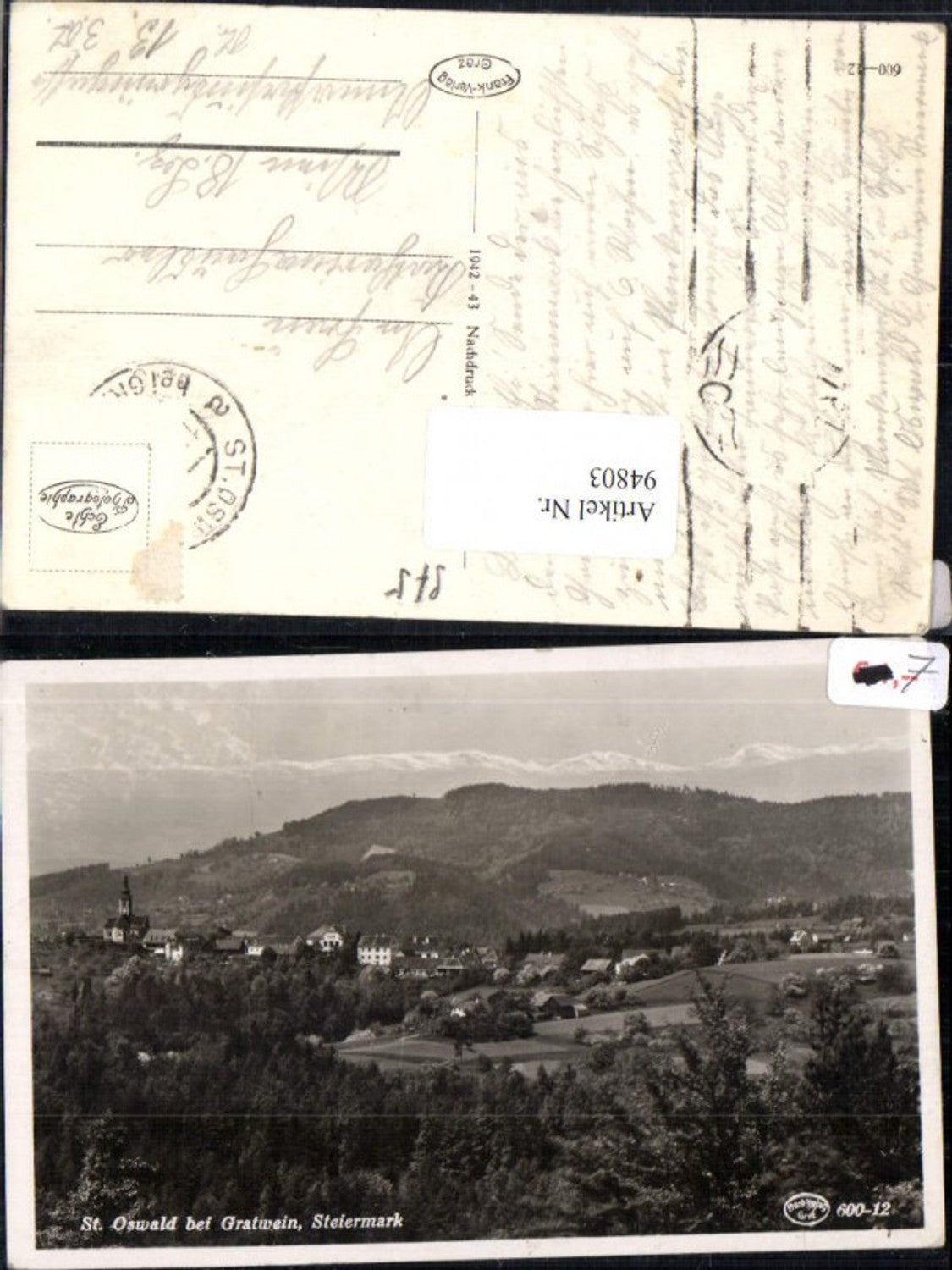Alte Ansichtskarte – Old Postcard
