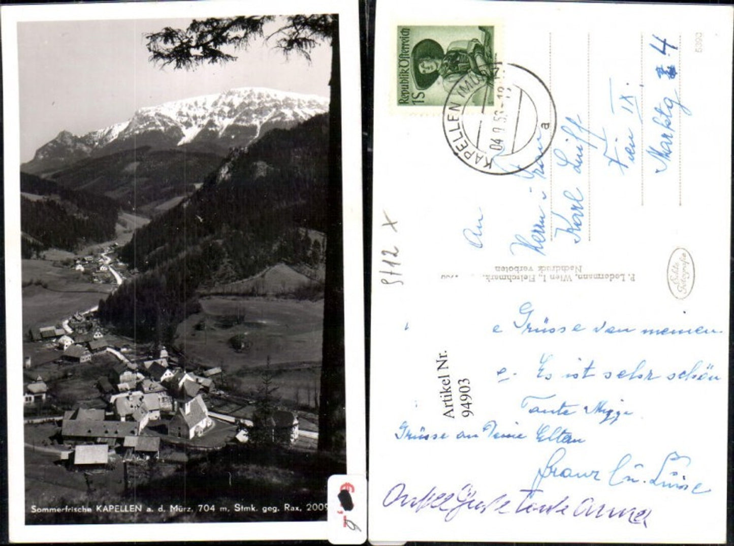 Alte Ansichtskarte – Old Postcard