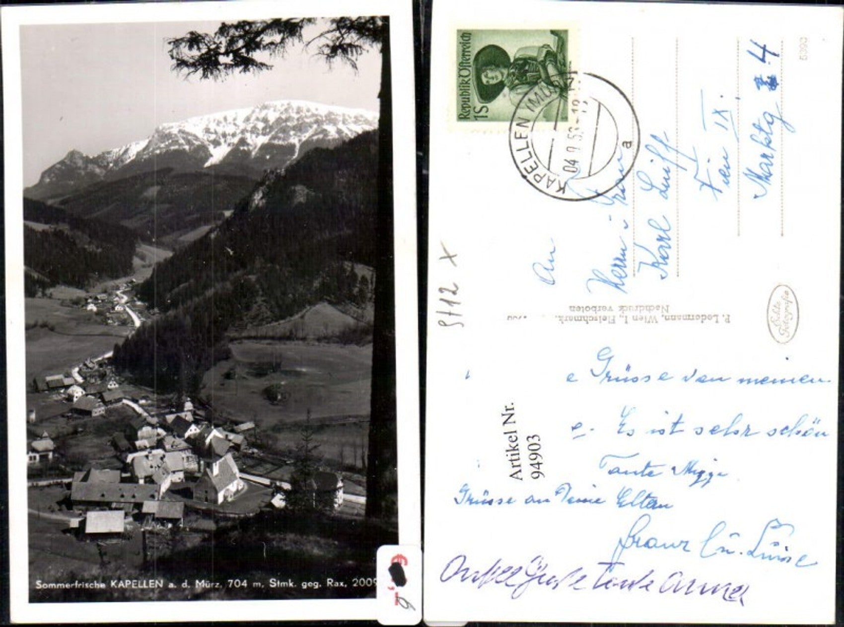 Alte Ansichtskarte – Old Postcard