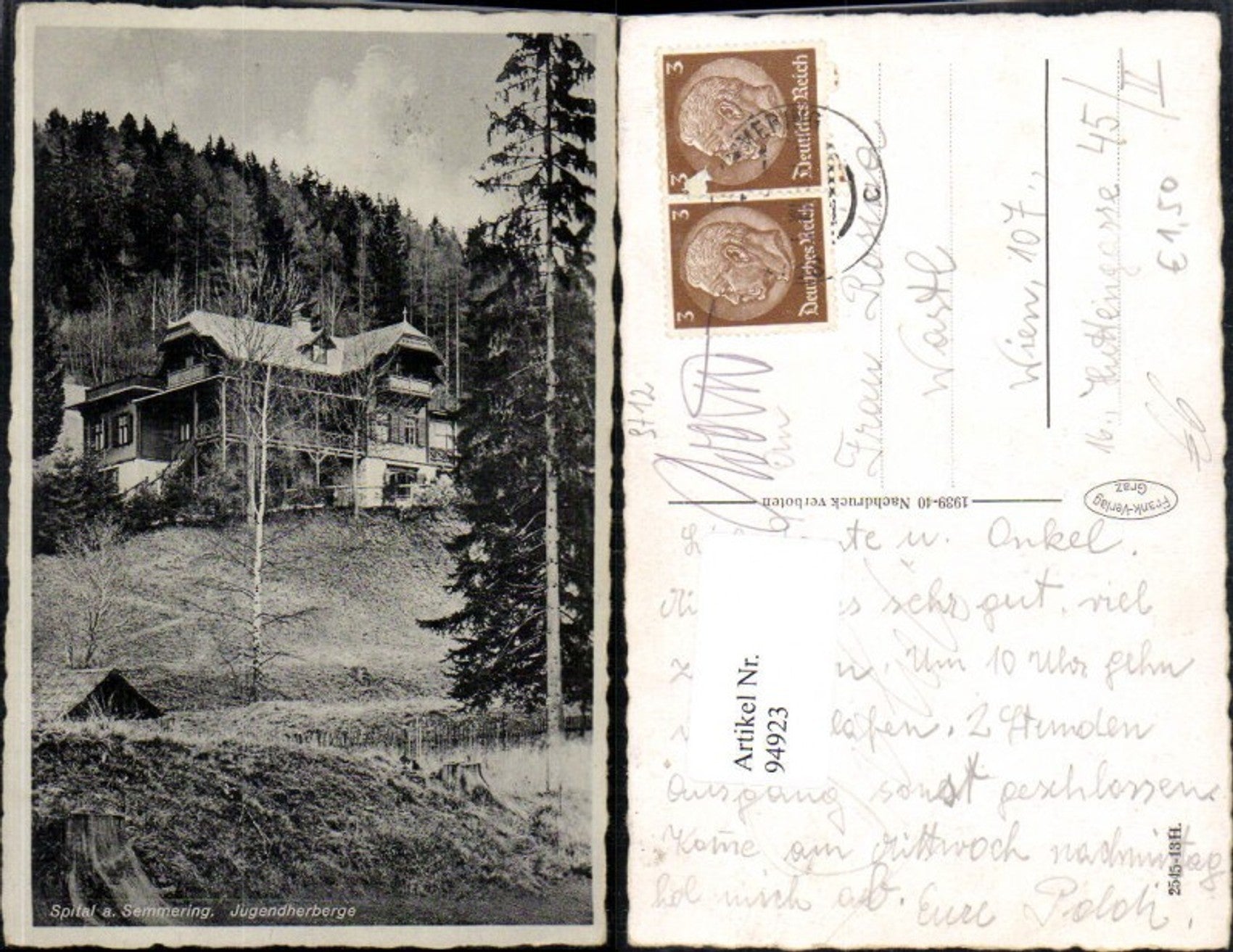 Alte Ansichtskarte – Old Postcard