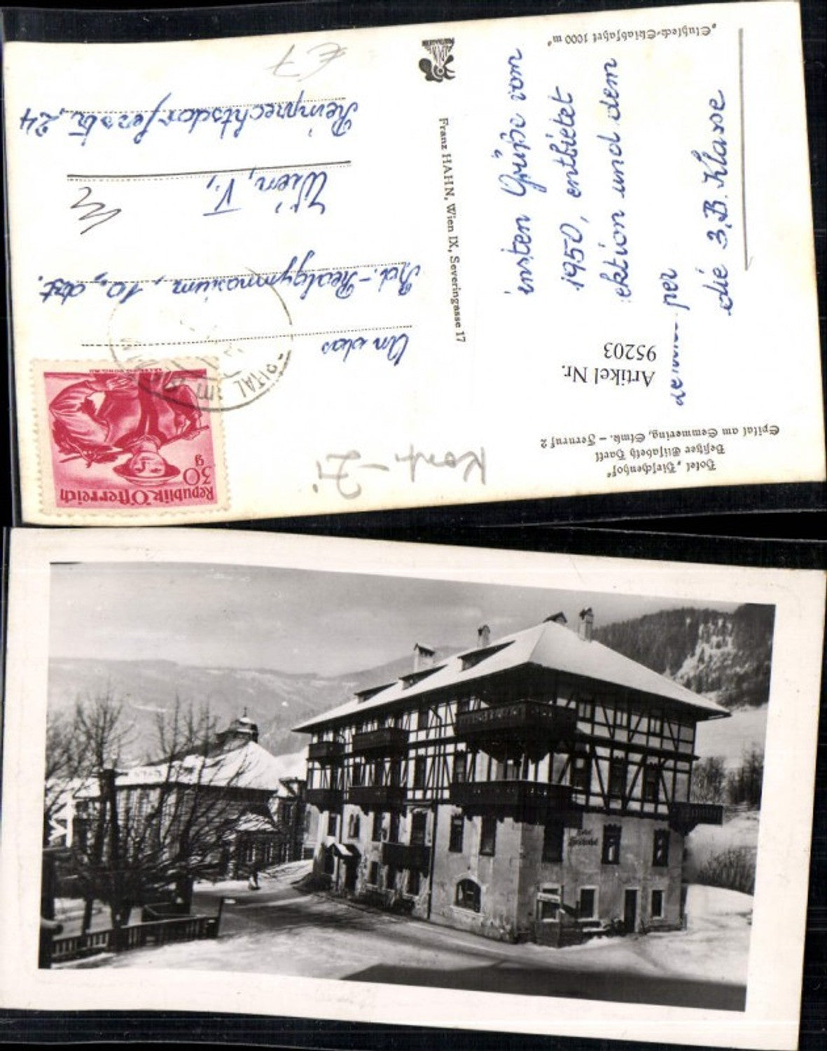 Alte Ansichtskarte – Old Postcard
